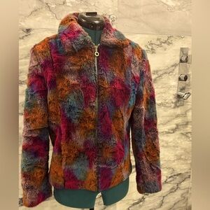 Versace faux fur jacket